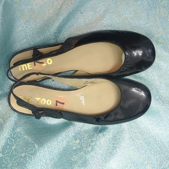 me too Shoes - VG NWT Me Too Slingback Patent Flats so cute! Sz 7